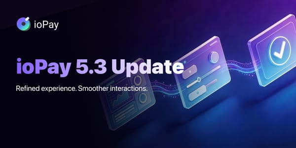 ioPay 5.3: Smarter Charts, Smoother Trading